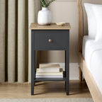 Wynmist Solid Wood 1-Drawer Nightstand | Mamta Handicraft
