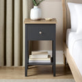 Wynmist Solid Wood 1-Drawer Nightstand | Mamta Handicraft