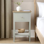 Wynmist Solid Wood 1-Drawer Nightstand | Mamta Handicraft