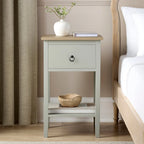 Wynmist Solid Wood 1-Drawer Nightstand | Mamta Handicraft