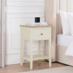 Wynmist Solid Wood 1-Drawer Nightstand | Mamta Handicraft