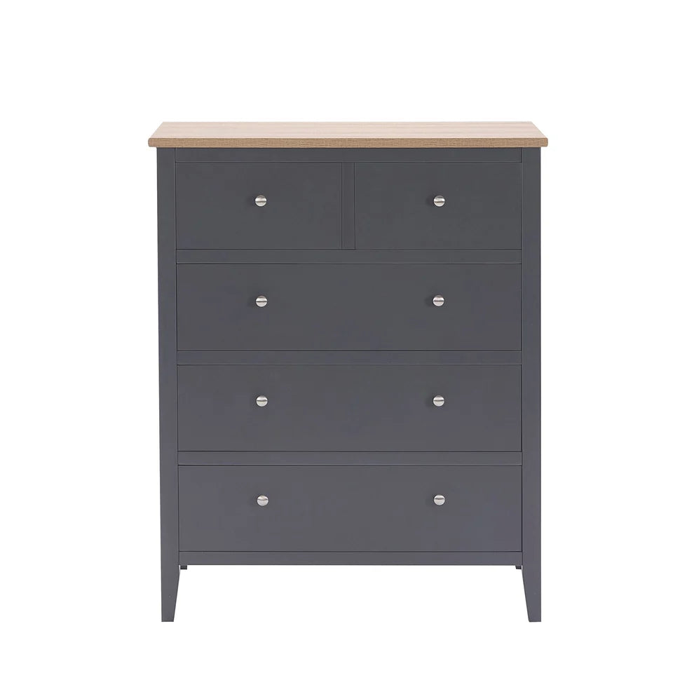 Wynmist Solid Wood 5-Drawer Chest | Mamta Handicraft