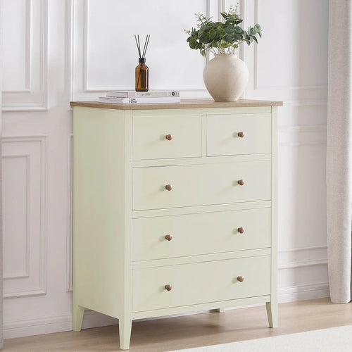{"alt" => "Wynmist Solid Wood 5-Drawer Chest | Mamta Handicraft"}