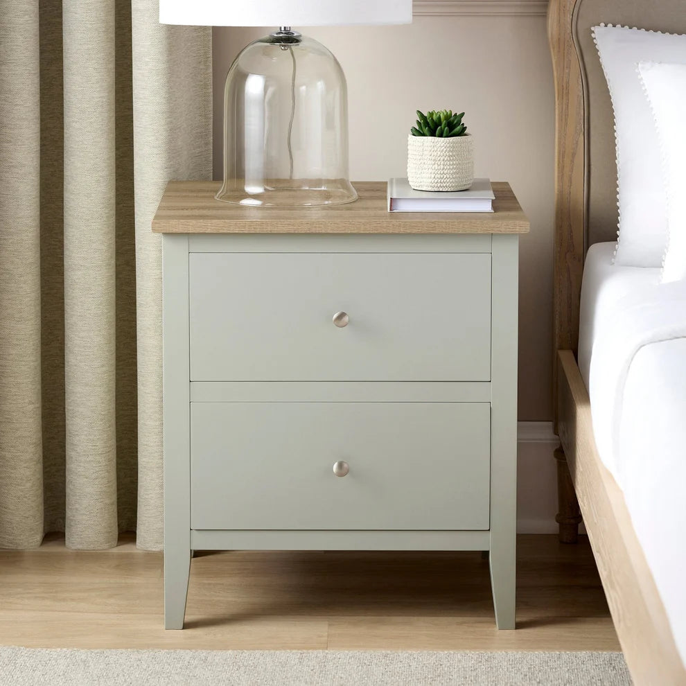 Wynmist Solid Wood 2-Drawer Bedside Table | Mamta Handicraft