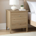 Wynmist Solid Wood 2-Drawer Bedside Table | Mamta Handicraft