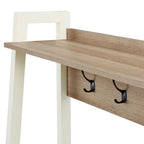 Wynmist Solid Wood Hallway Shelf with Hooks | Mamta Handicraft