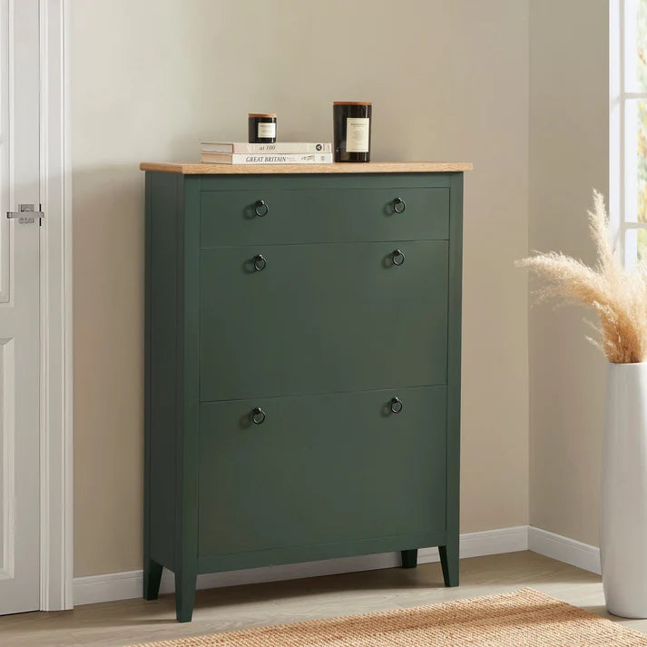 Wynmist Solid Wood Shoe Cabinet | Mamta Handicraft