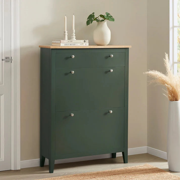Wynmist Solid Wood Shoe Cabinet | Mamta Handicraft