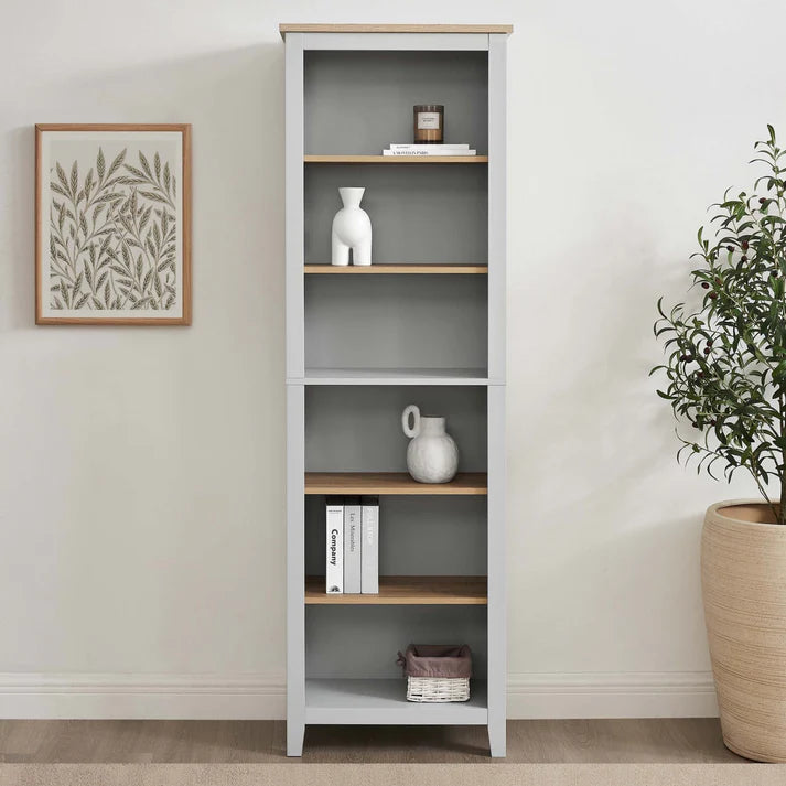 Wynmist Solid Wood Tall Bookshelf | Mamta Handicraft