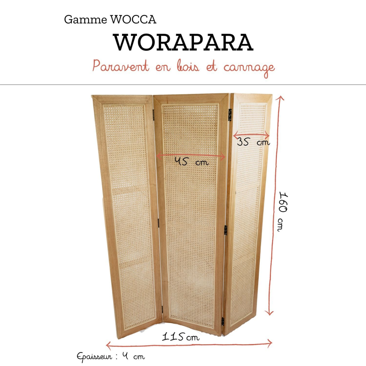 Wooden screen and canning - WOCCA