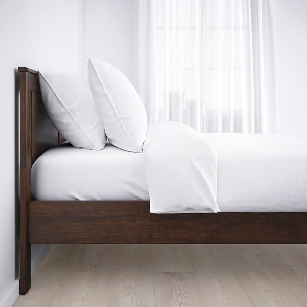 Bedroom furniture, set of 4, brown, 140x200 cm (55 1/8x78 3/4 ")