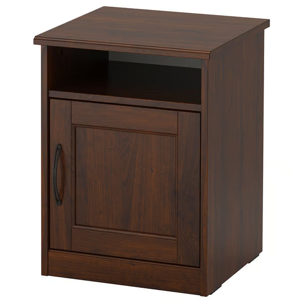 Bedroom furniture, set of 4, brown, 140x200 cm (55 1/8x78 3/4 ")