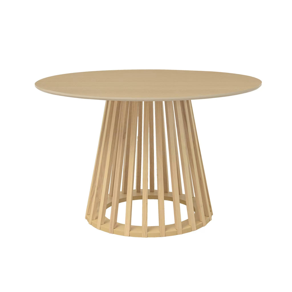 Clara - wooden dining table, D120cm 4 places