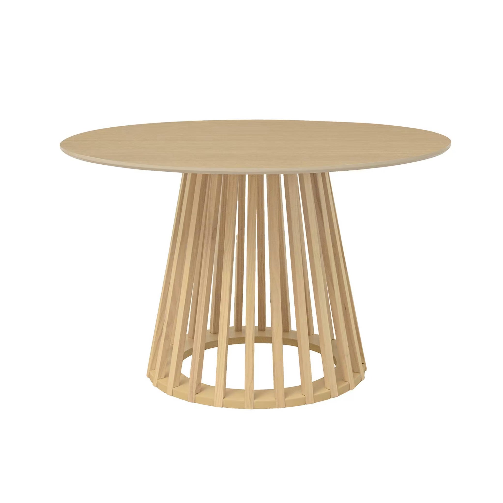 Clara - wooden dining table, D120cm 4 places