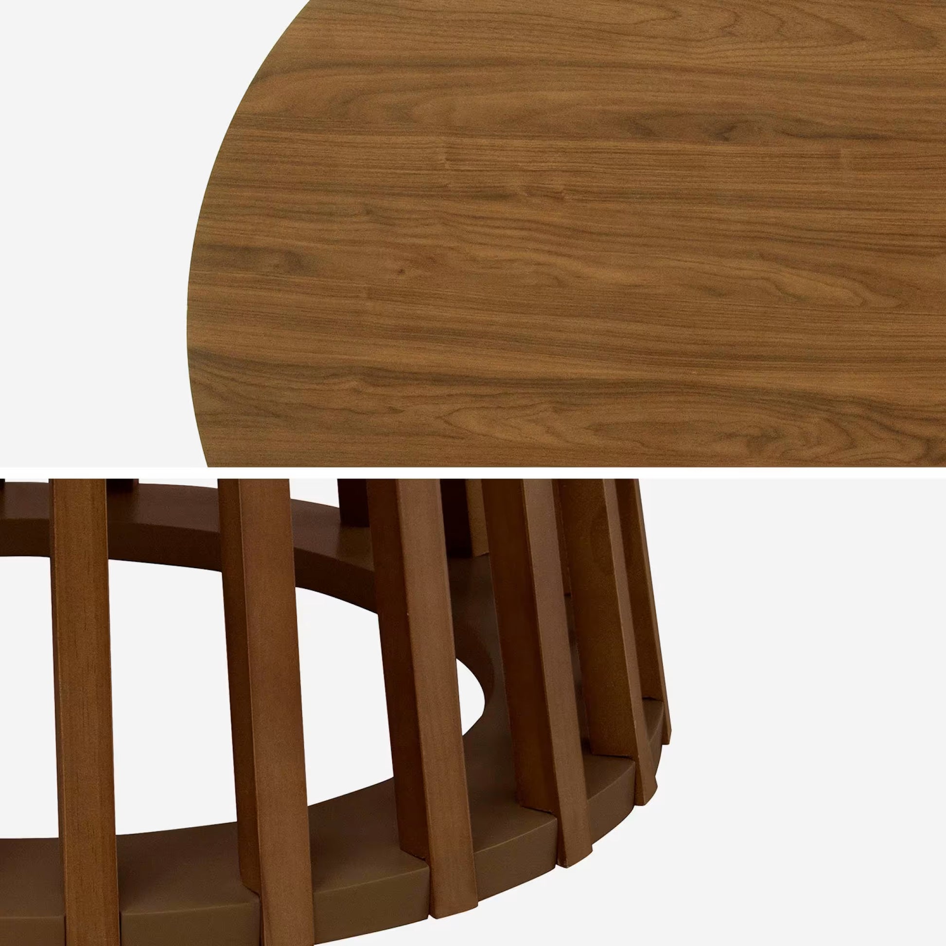 Clara - wooden dining table, D120cm 4 places